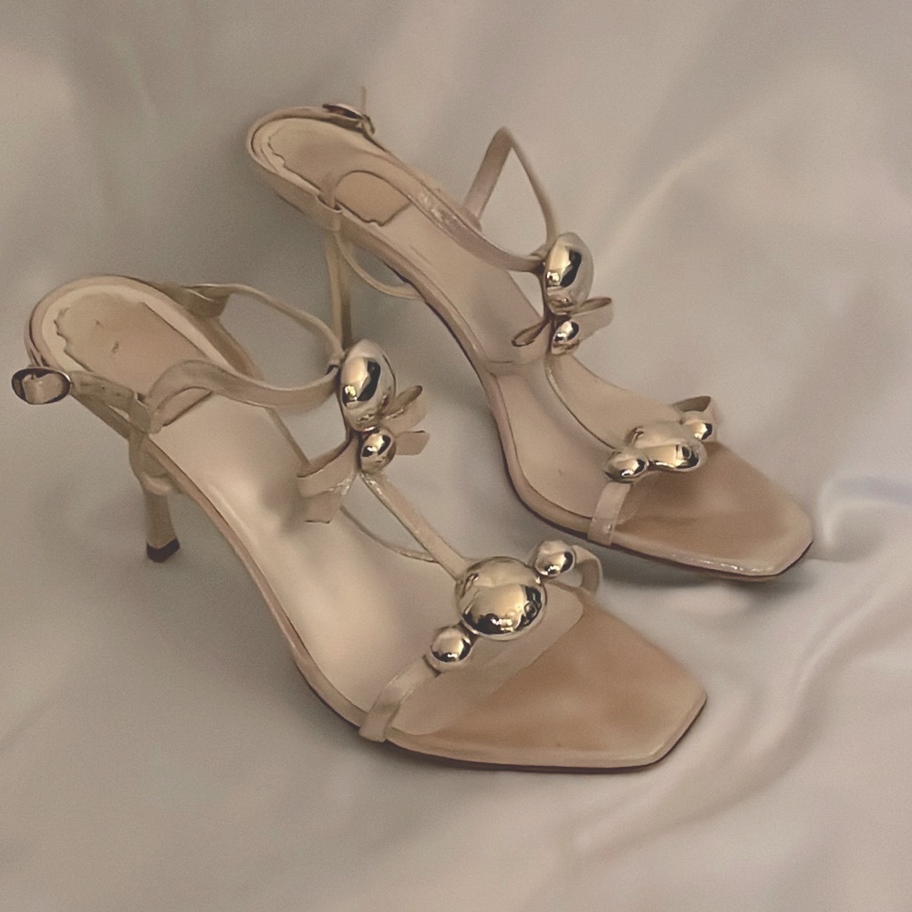 Christian Dior T-Strap Sandals 40 - Picture 2 of 14